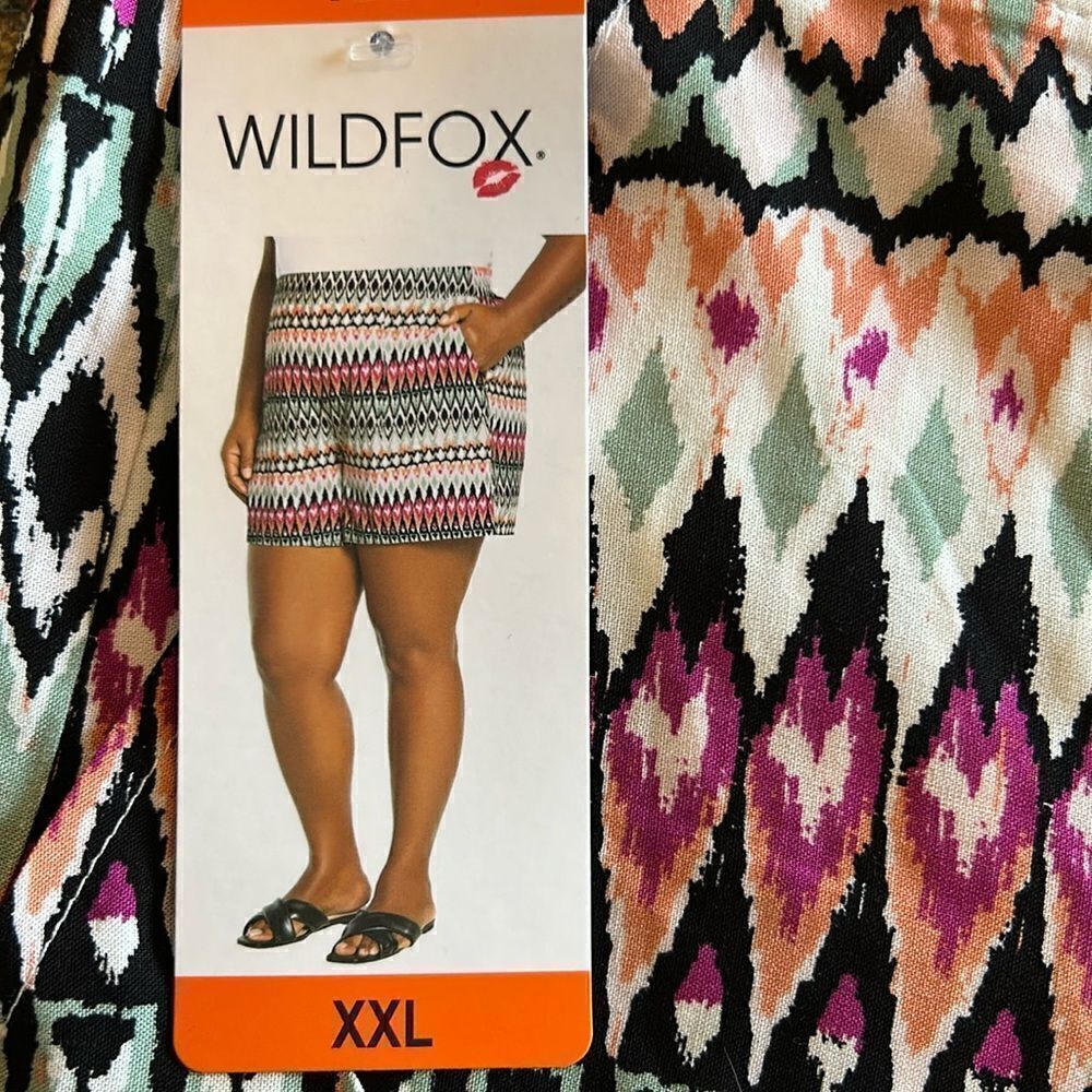 NEW Wildfox Multicolor Pull On Shorts
